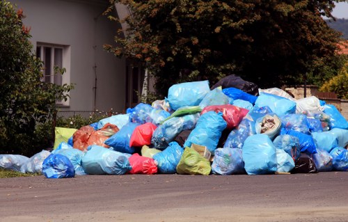 Recycling process for construction debris in London
