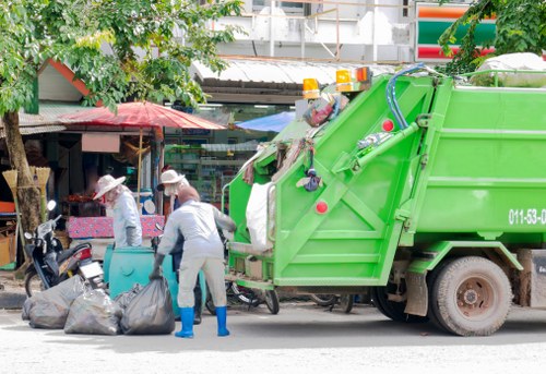 Variety of waste types for collection