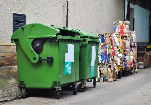Secure document shredding during office clearance in London